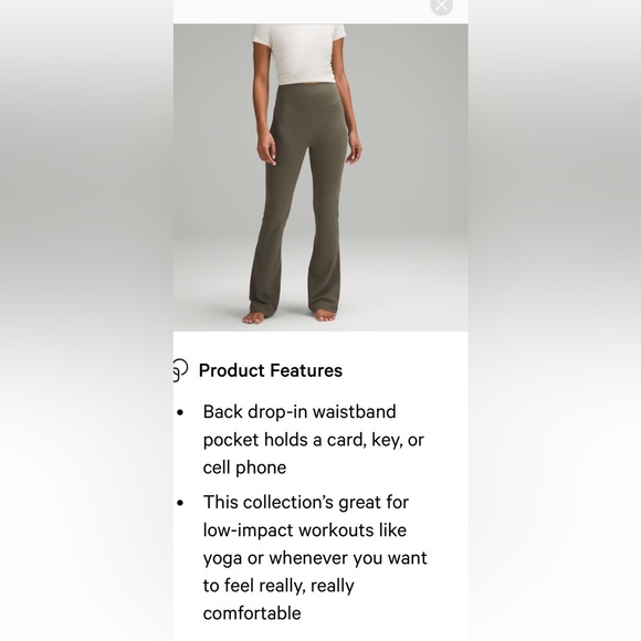 Lululemon Groove High Rise Flare leggings leggings - Picture 10 of 11